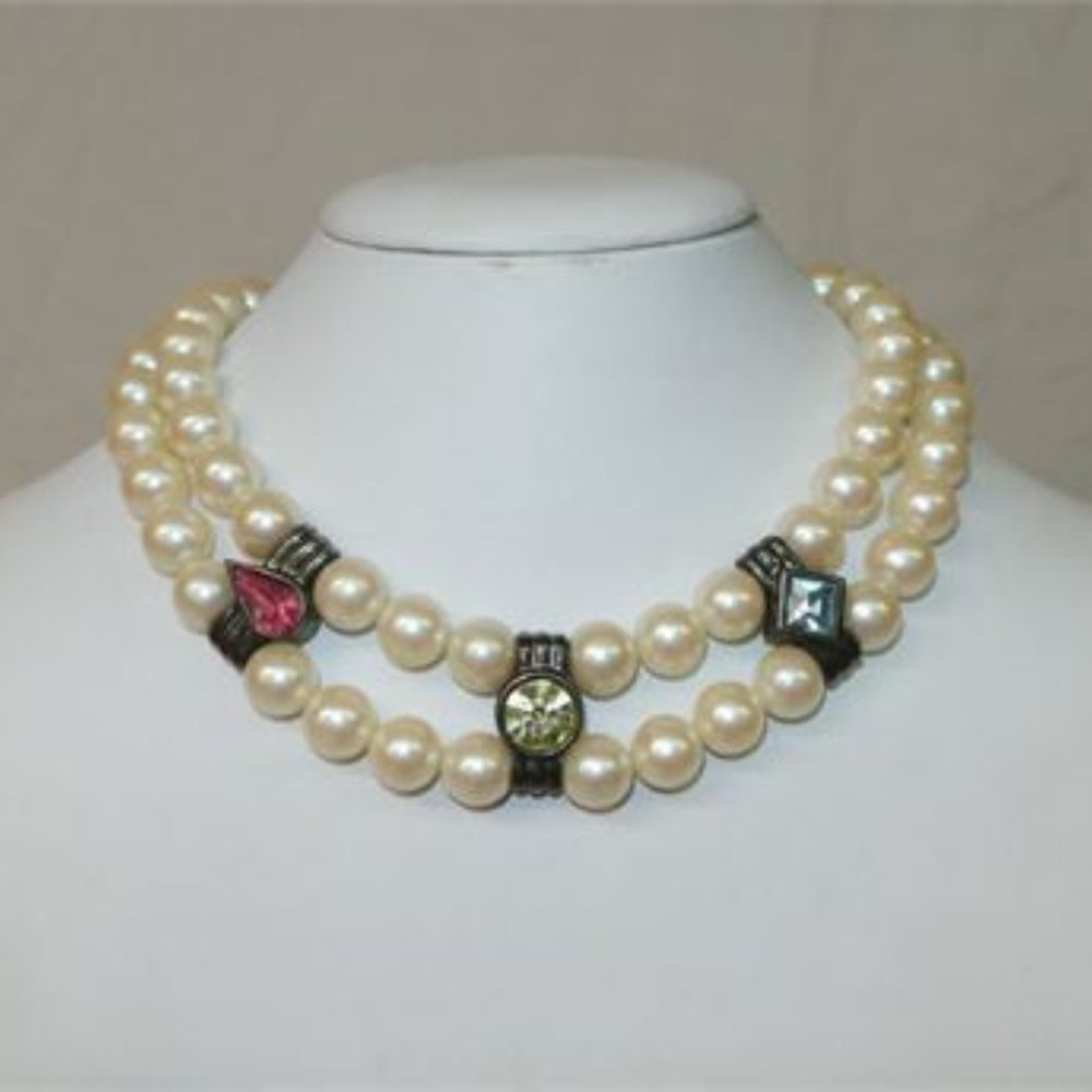 RARE Vintage Givenchy 1977 Necklace Statement Runway - Picture 2 of 8
